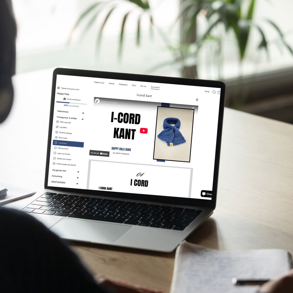 Happy Hals – gratis kurs for nybegynnere som vil lære å strikke
