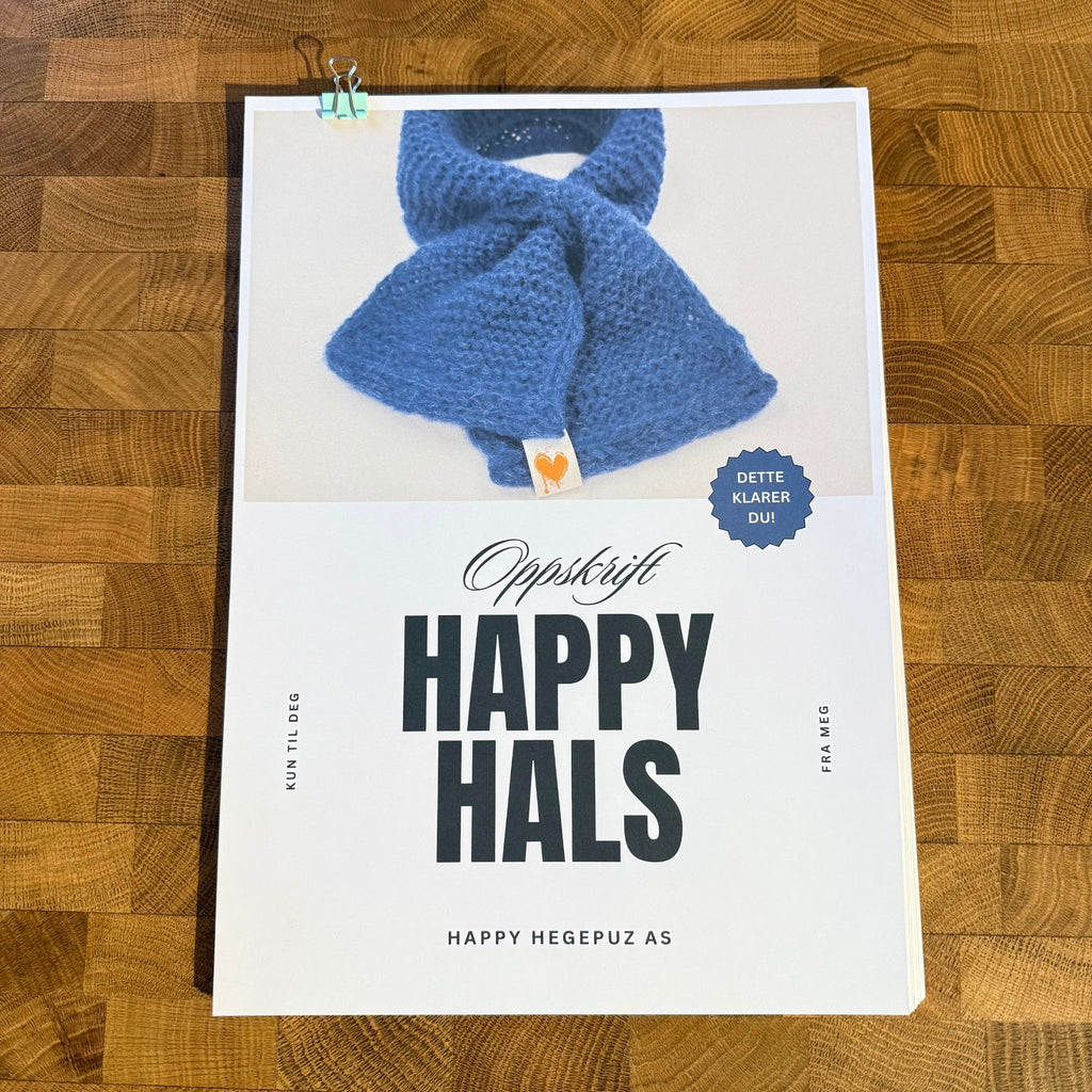 Hege viser hvordan du legger opp masker i Happy Hals – enkelt og gøy